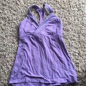 Purple Lululemon sports top